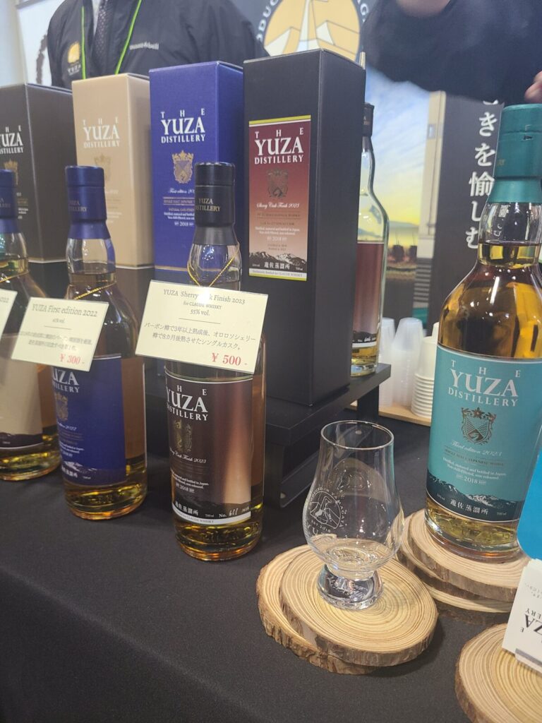 ゆざ蒸留所ブース